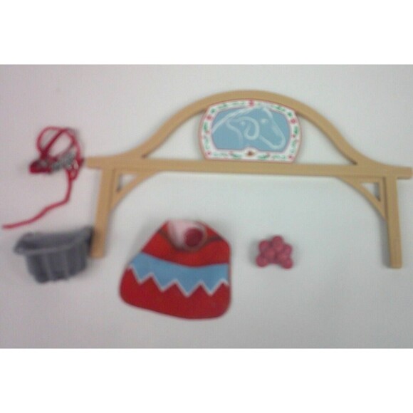 Schleich Horse Club Hannah’s Guest 42458 Replacement Parts Blanket Sign Apples - Picture 2 of 3